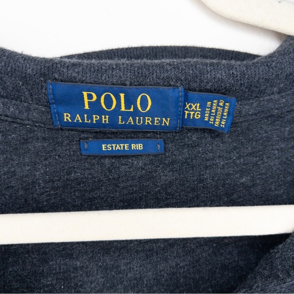 Polo Ralph Lauren Estate Rib Knit 3/4 Zip Pullover Sweater - Picture 5 of 5